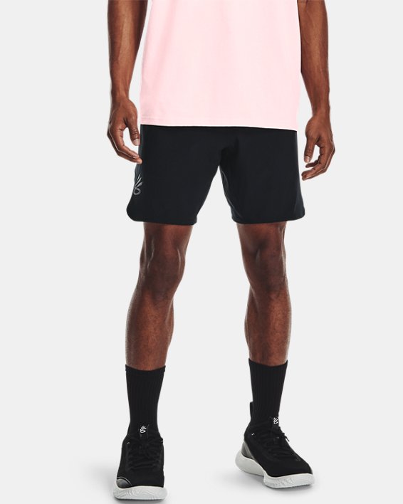 Men's Curry UNDRTD Utility Shorts, Black, pdpMainDesktop image number 1